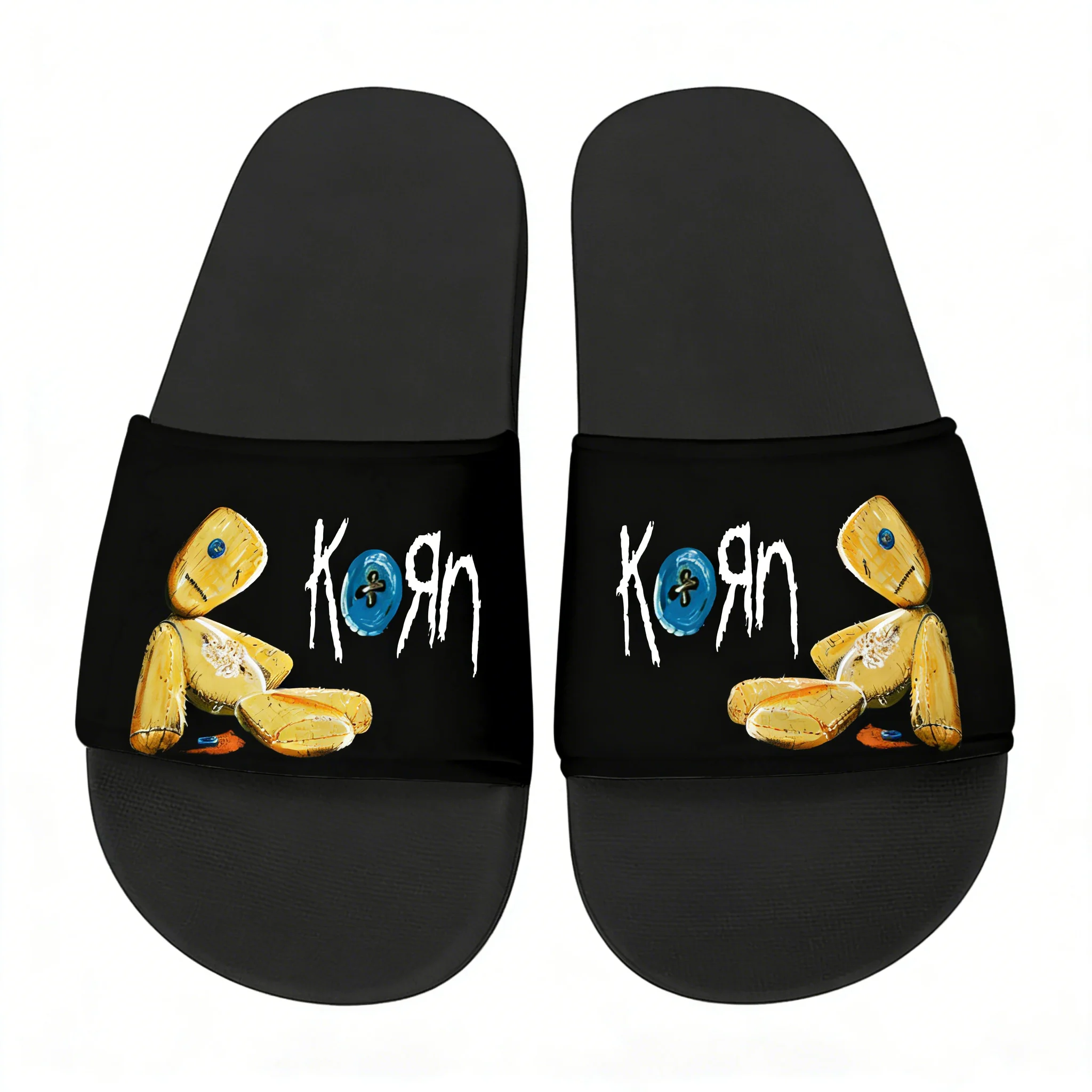 Men Shoes Style - Pantuflas de la banda de rock