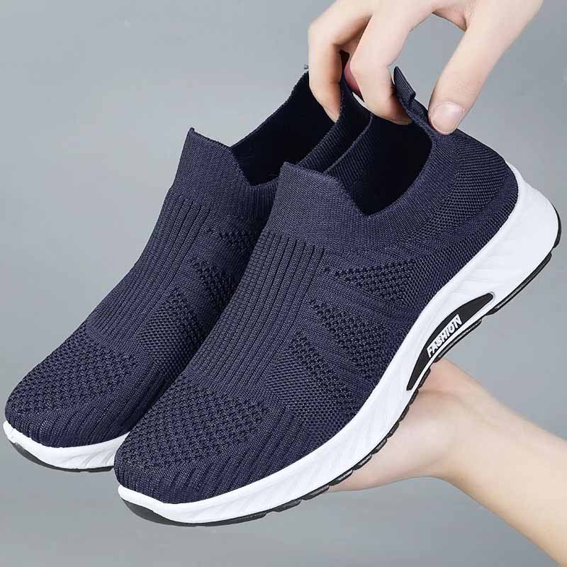 Men Shoes Marks - Zapatos de punto transpirables para hombre,