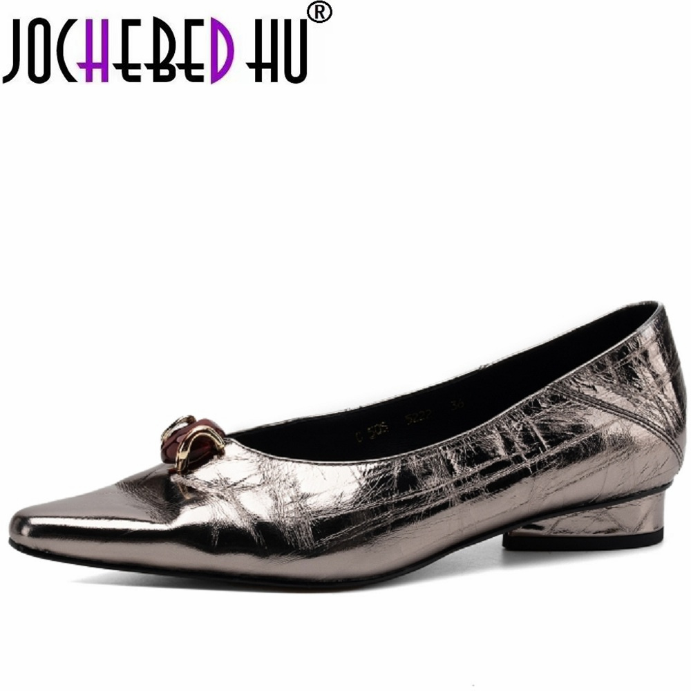 Men'S Shoes Slip On - 【JOCHEBED HU】Zapatos de tacón bajo para