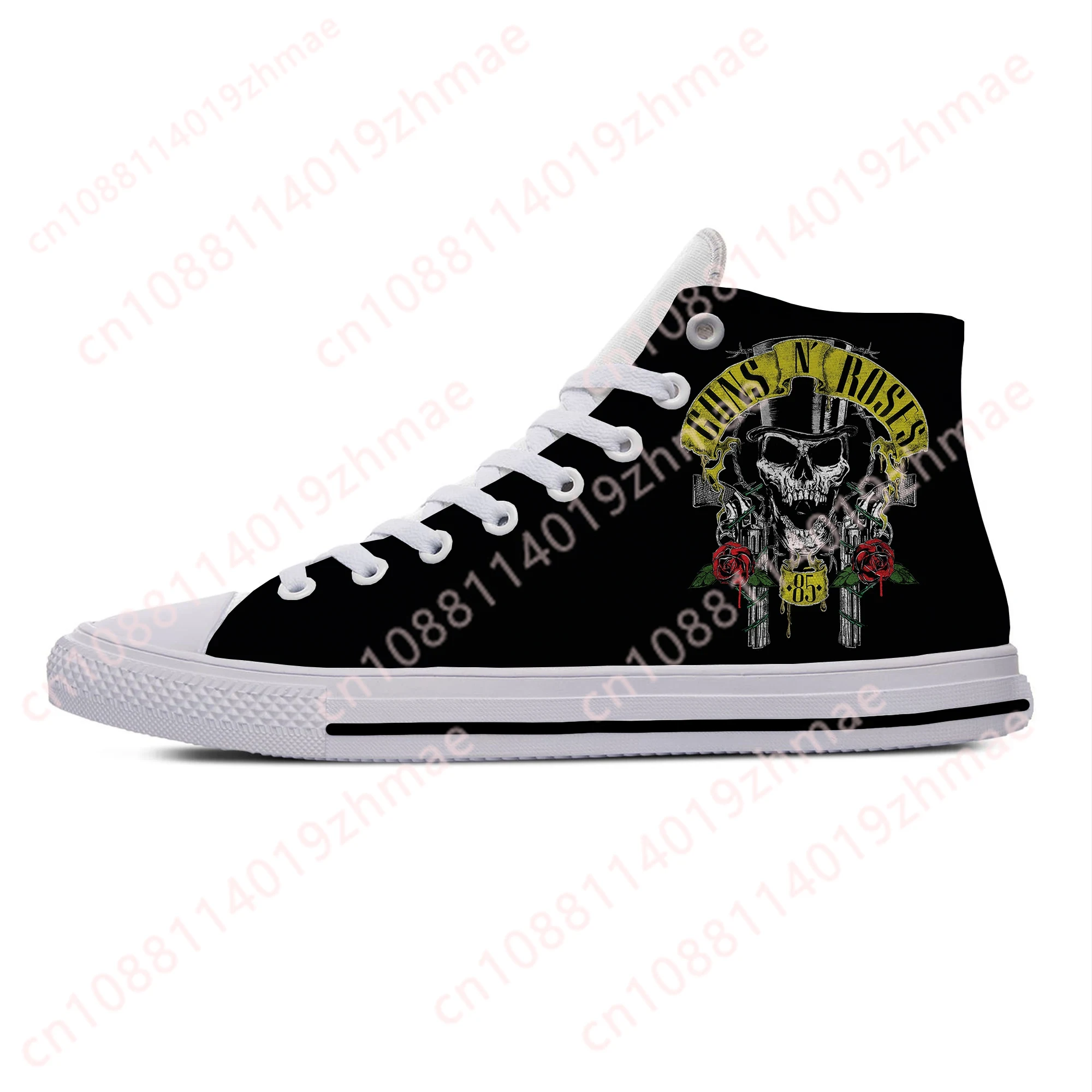 Men Shoes Marks - Zapatillas de Lona Casuales Divertidas con