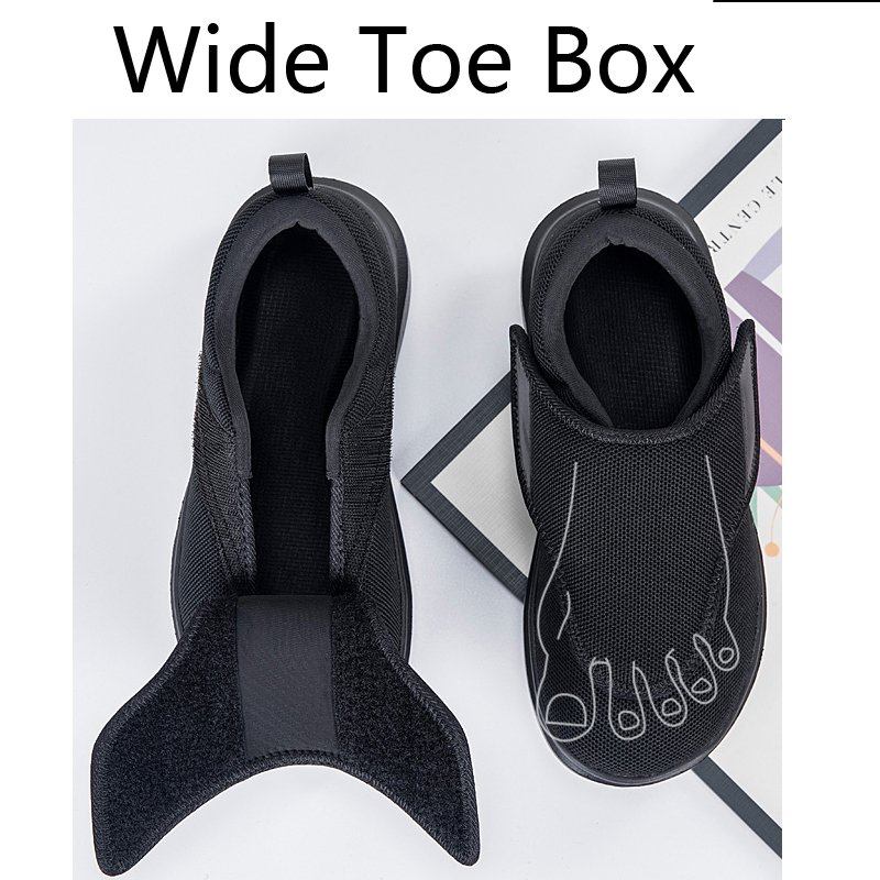 Men'S Shoes Diabetic - Zapatillas Ortopédicas de Talla Grande para