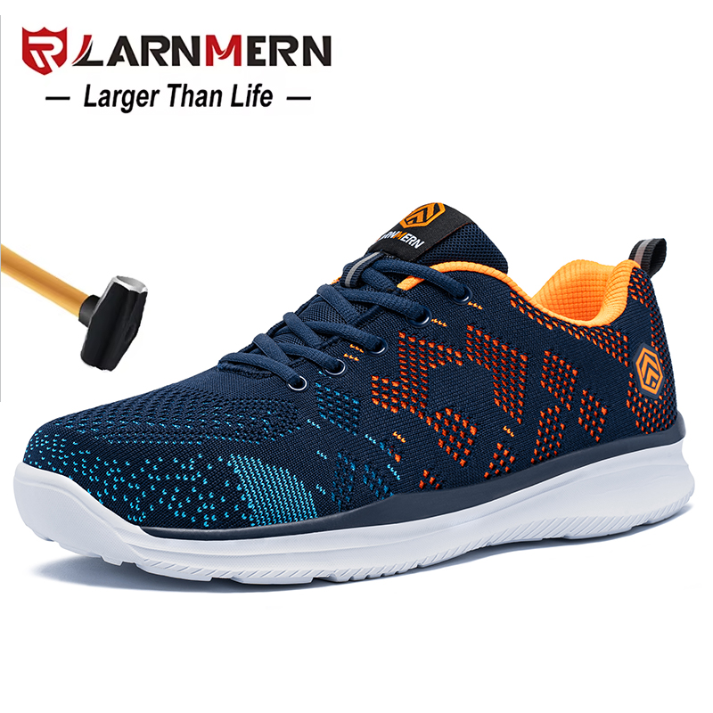 Men Shoes Marks - Zapatos de seguridad LARNMERN para el