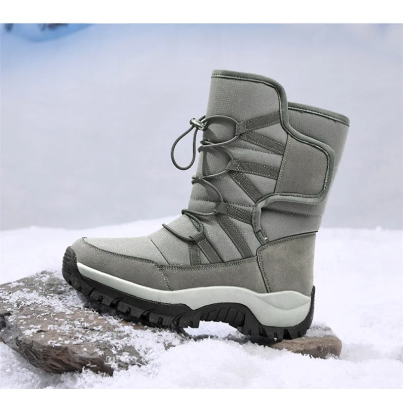 Men Shoes Branded - Botas de Nieve Cálidas de Felpa