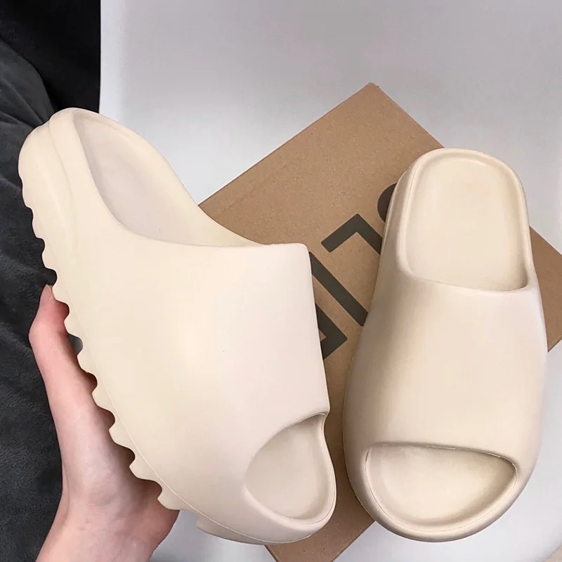 Men Shoes Style - Pantuflas antideslizantes de plataforma gruesa y