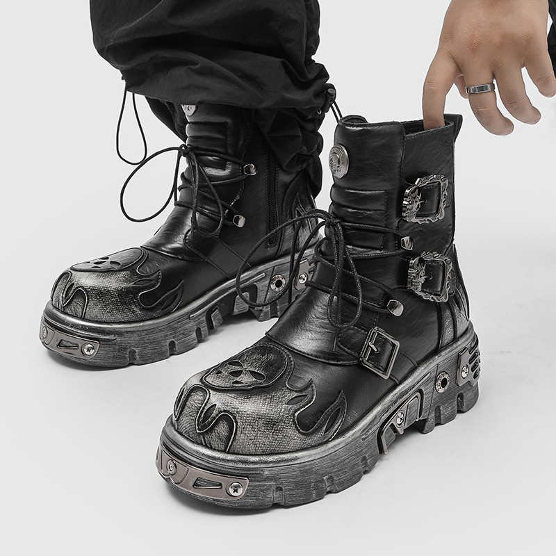 Botas de Motociclista para Hom - Men'S Shoes With Height Increase reseña y precio