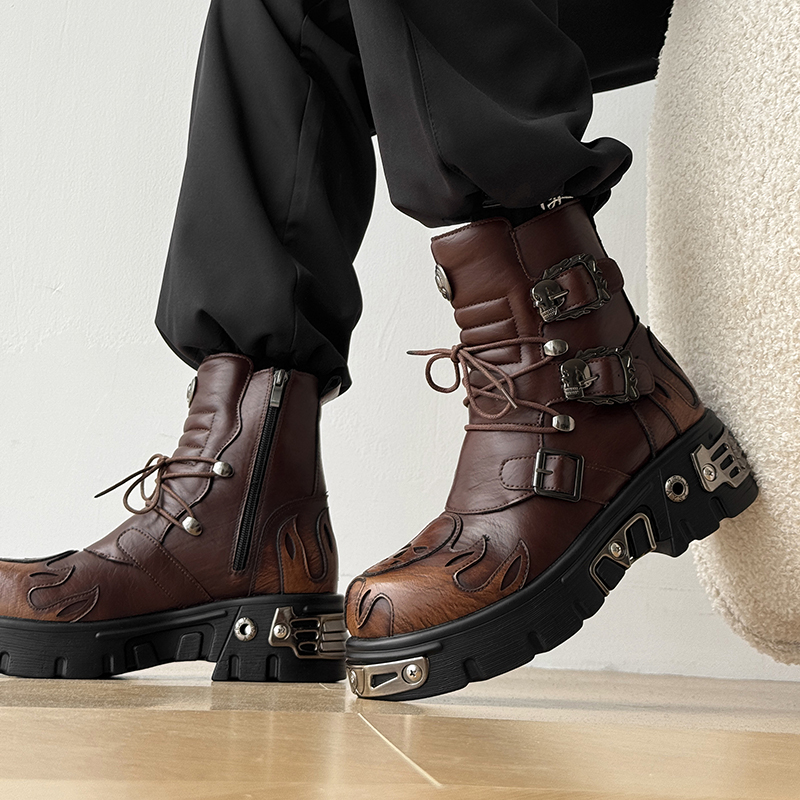 Botas de Motociclista para Hom - Men'S Shoes With Height Increase reseña y precio