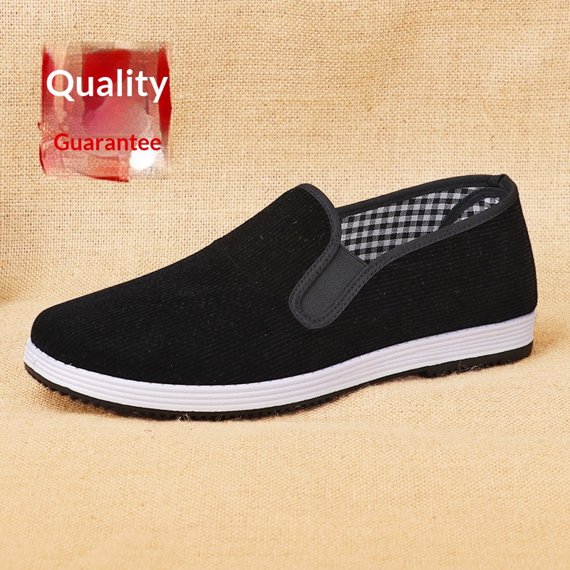 Zapatos de tela negros sin cor - Men'S Shoes Slip On reseña y precio