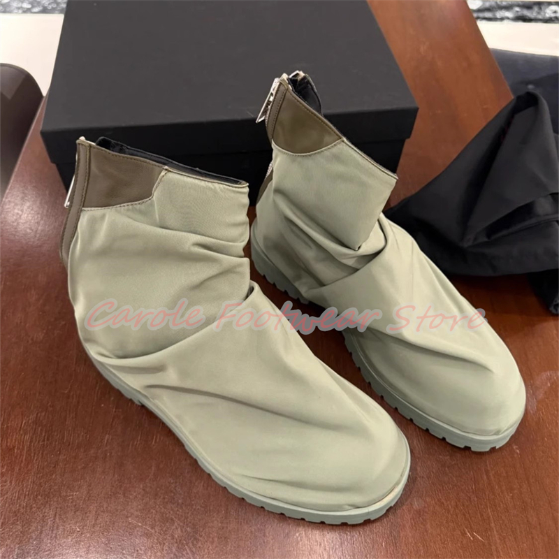 Botas altas de tela de nailon  - Men'S Shoes With Height Increase reseña y precio