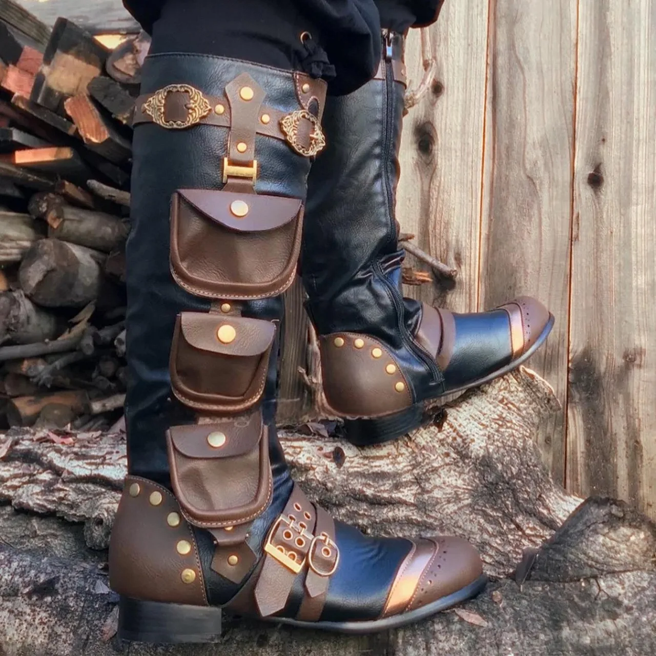Botas altas Retro medievales S - Men Shoes Europe To Us reseña y precio