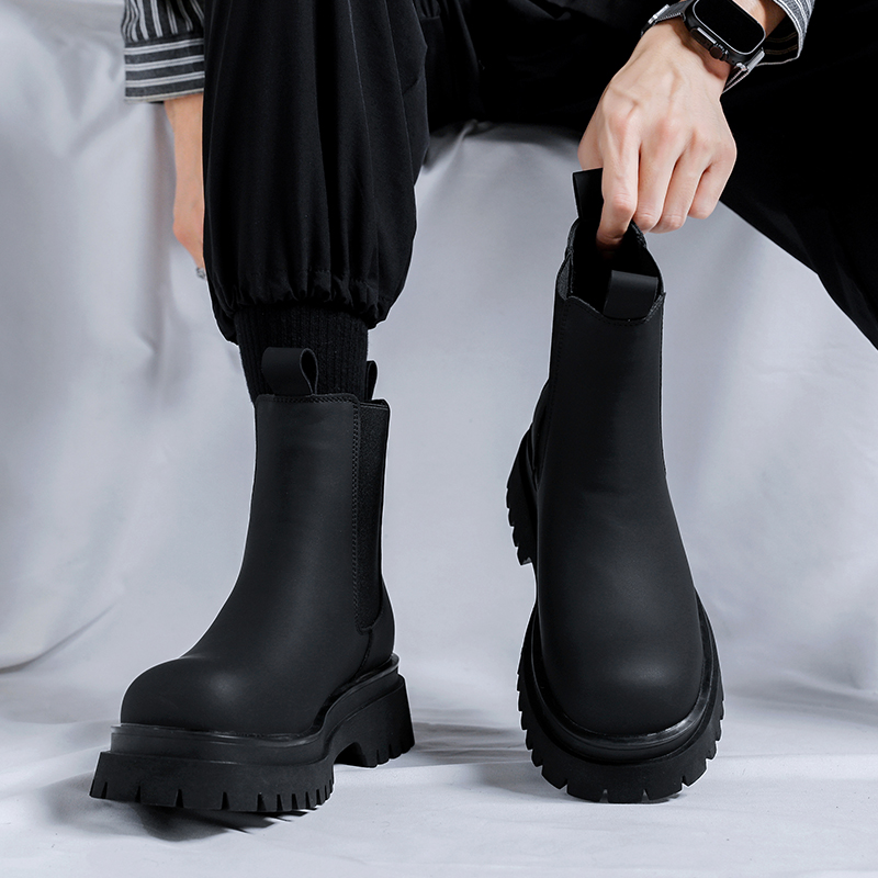 Botas de plataforma negras de  - Men Shoes Branded reseña y precio