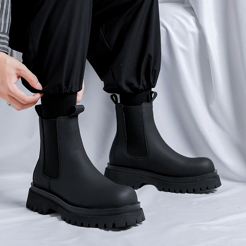 Botas de plataforma negras de  - Men Shoes Branded reseña y precio