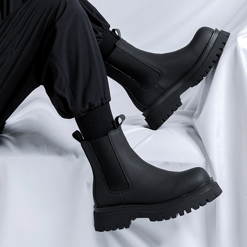 Botas de plataforma negras de  - Men Shoes Branded reseña y precio
