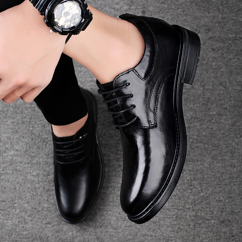 Zapatos Casuales de Cuero con  - Men'S Shoes With Height Increase reseña y precio