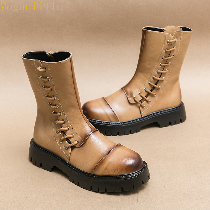 Botas de cuero de trabajo para - Men Shoes Branded reseña y precio