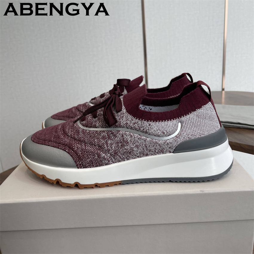 Nuevos mocasines de punto mult - Men'S Shoes Slip On reseña y precio